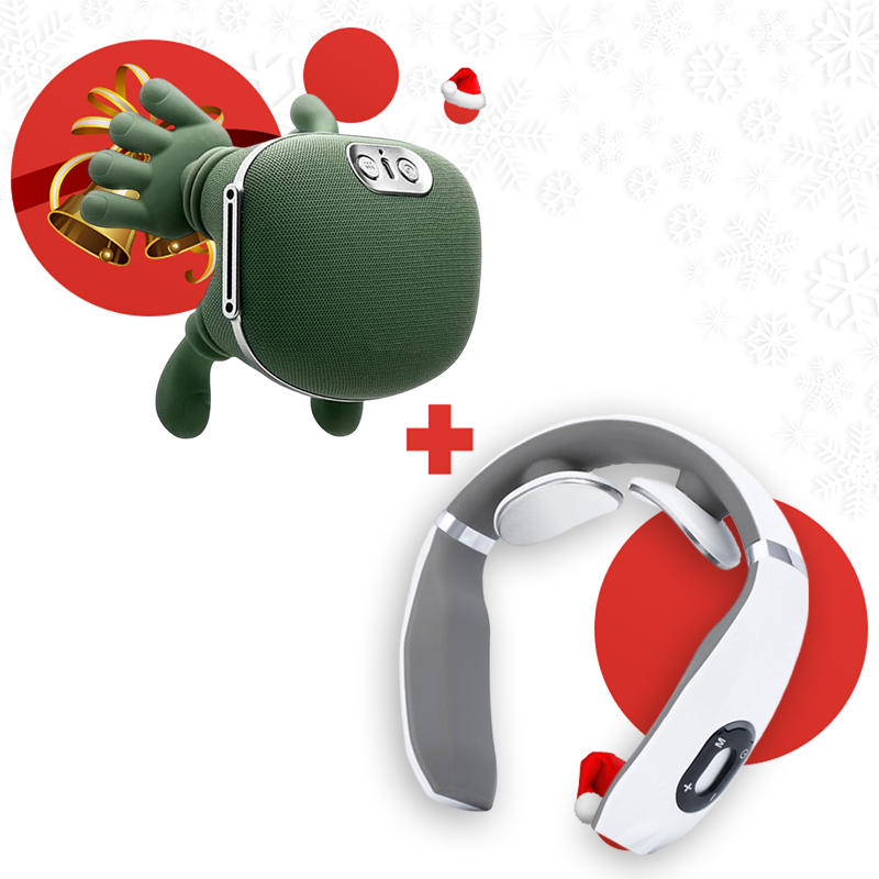 Pack: 1 Masajeador 4D Multi-Zona + 1 Masajeador Cervical Inteligente