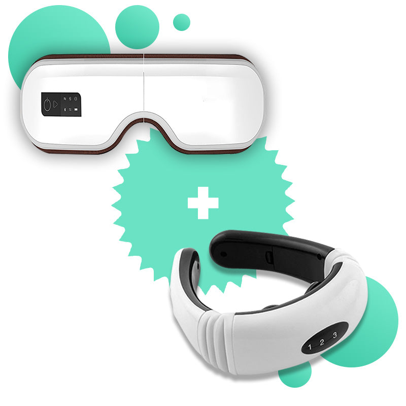 Συσκευασία: 1 Μασάζ ματιών 2.0 + 1 Θεραπευτικό Αυχενικό Μασάζ