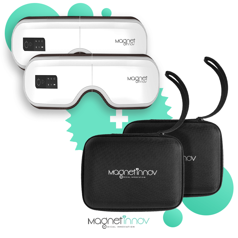 Pack: 2 Eye Massagers 2.0 + 2 Travel Kits