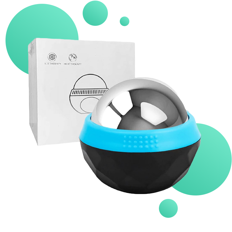 balle de massage exercice gris