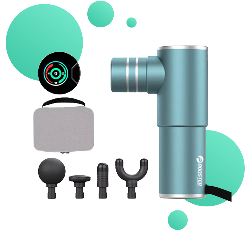 Mini pistol de masaj din aluminiu