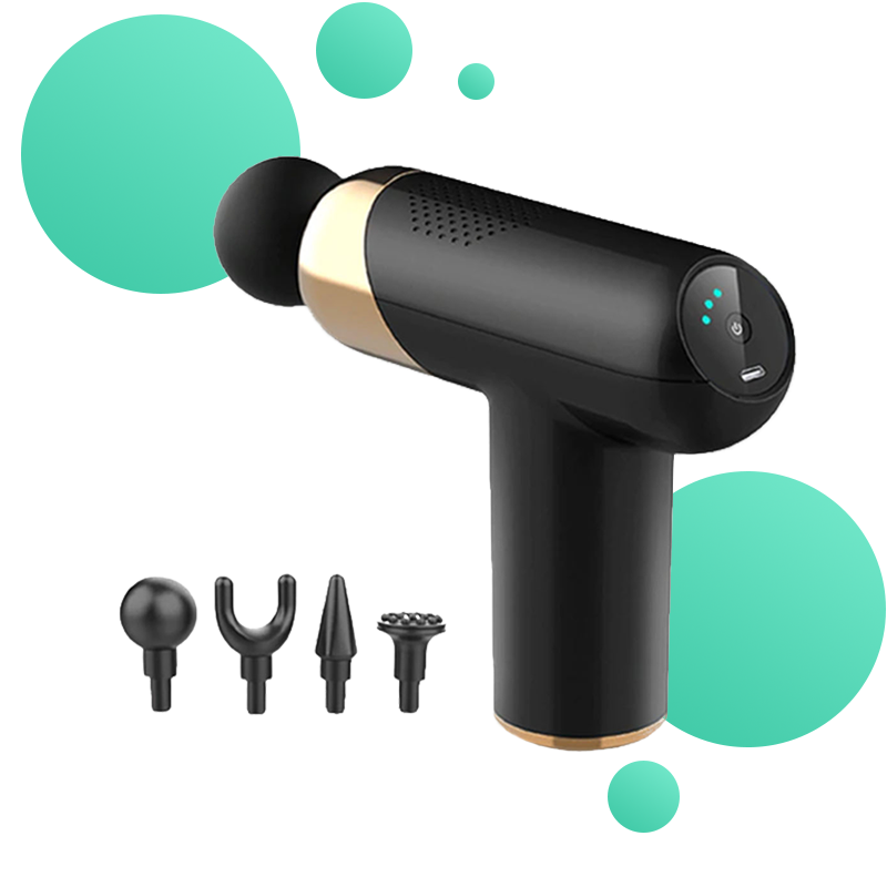 Pistol de masaj eficient pentru dureri