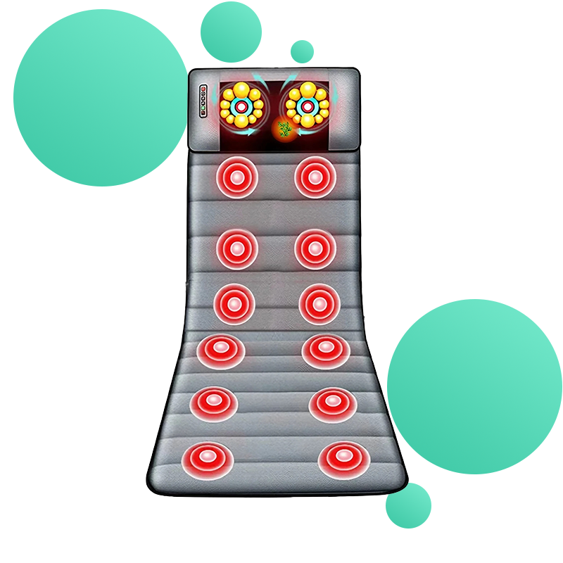 tapis massant et chauffant 