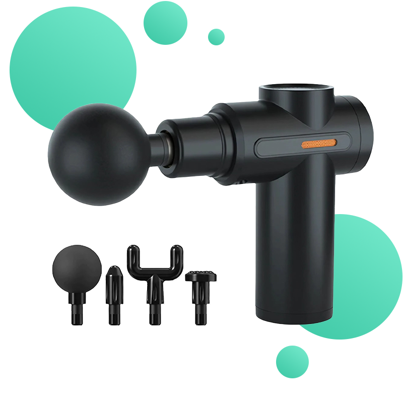 pistolet de massage à percussion vert