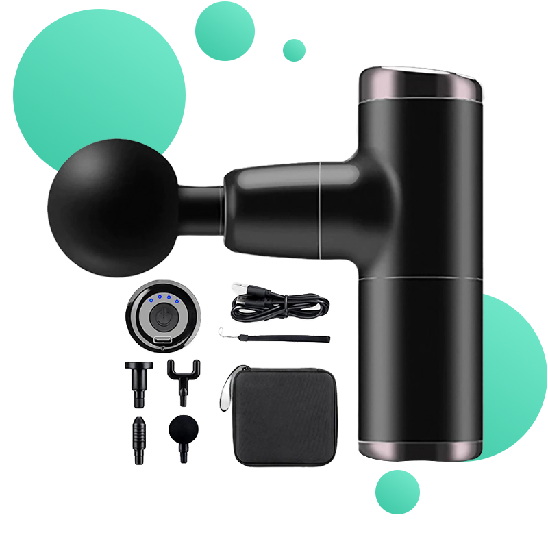 pistolet de massage gun rouge