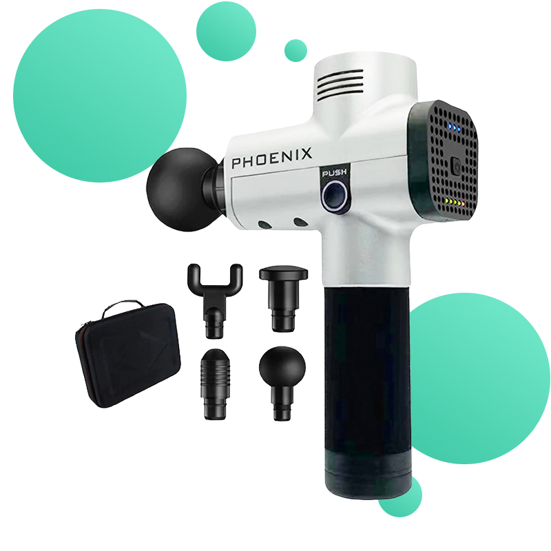 Pistol de masaj pentru dureri de spate