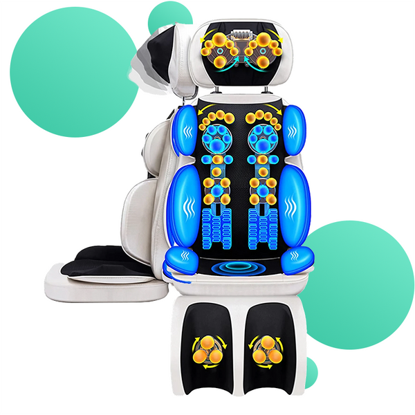 Siège De Massage Shiatsu Chauffant SNAILAX - Pour Dos, Cou Et épaules, Relaxation Profonde