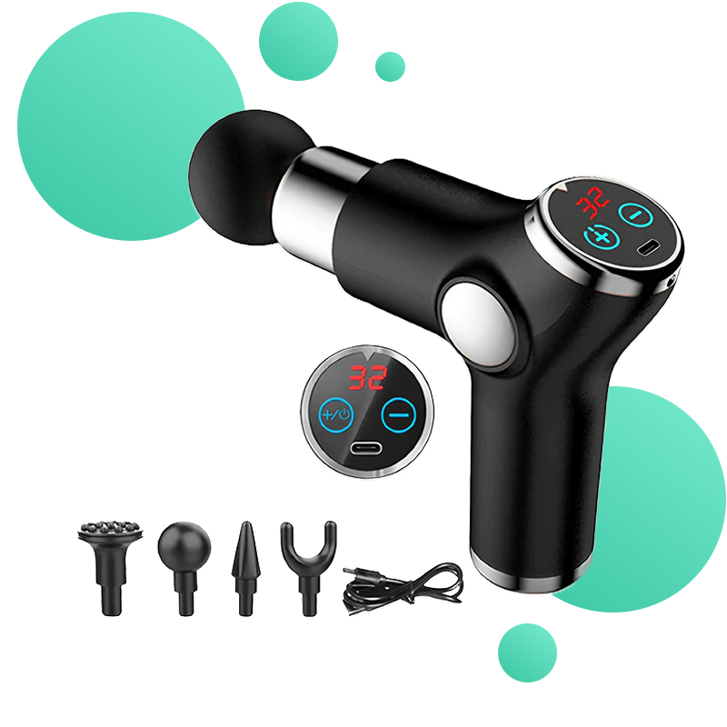 pistolet de massage électrique vert