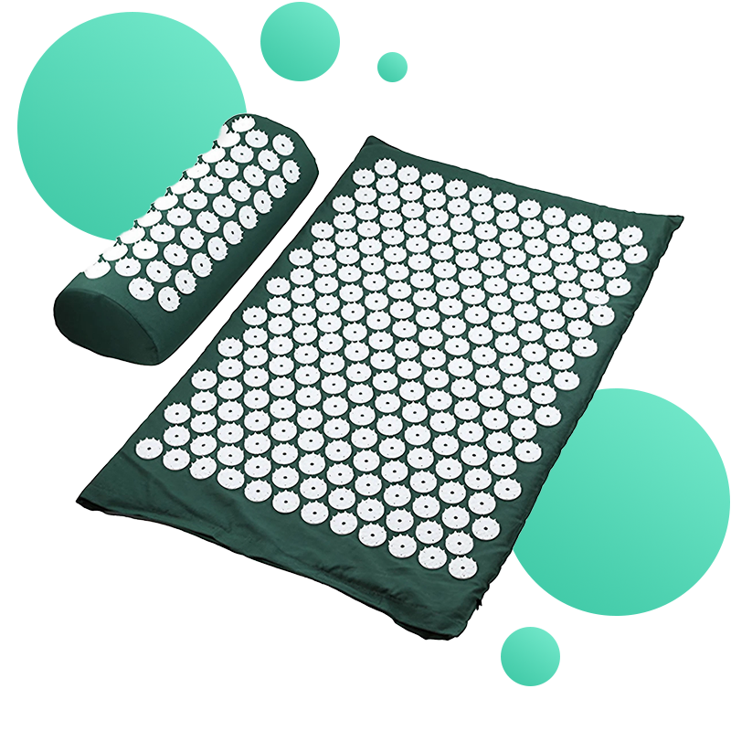 tapis d'acupression champ de fleur