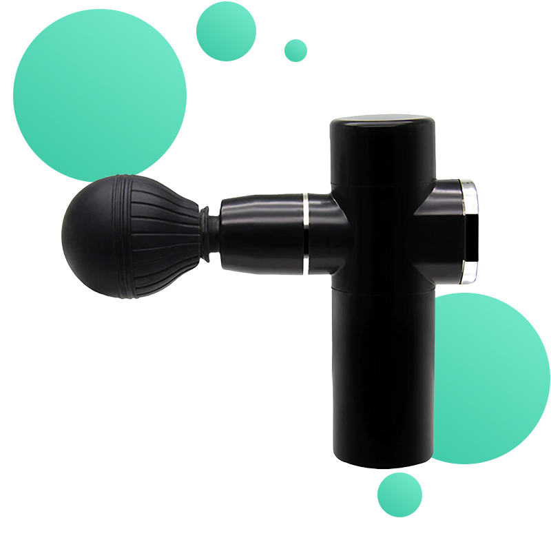 mini pistolet de massage vert