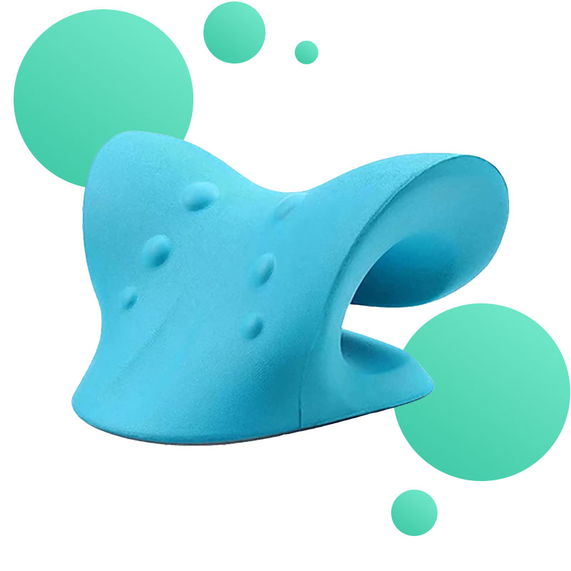 coussin de massage pour le cou Noir