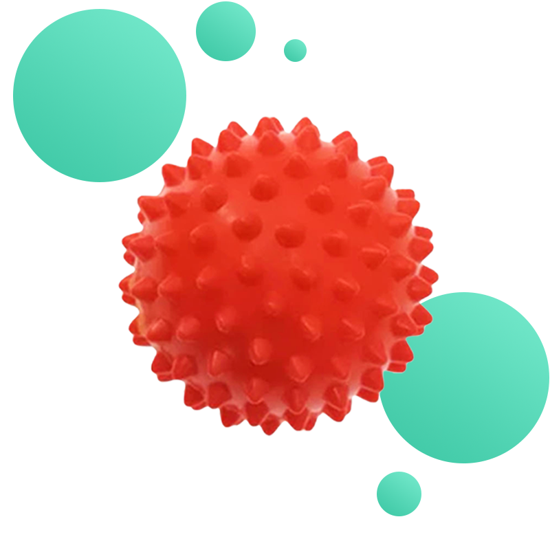 Balle de massage action violet