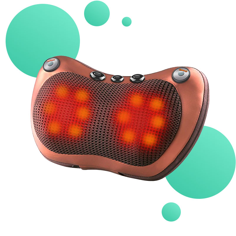 coussin de massage shiatsu pour la nuque 
