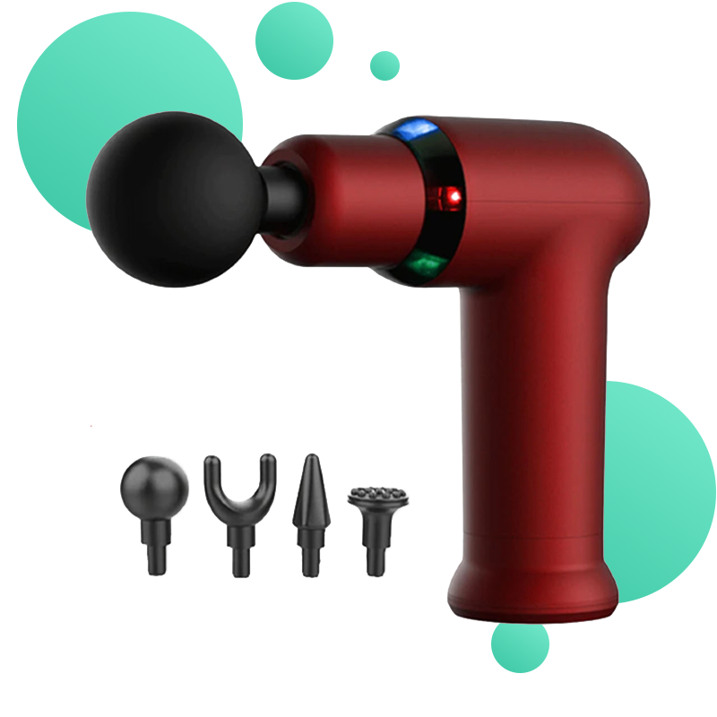 Pistol de masaj încălzit cu vibrații