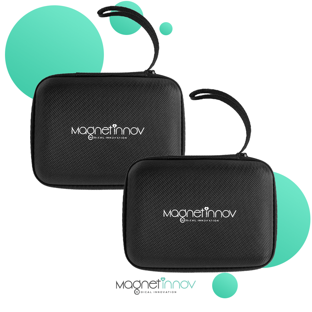 Pack : 2 Trousses de Voyage pour le Masseur Oculaire Magnet Relax 2.0 