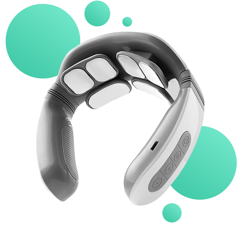 masseur de cou shiatsu rose