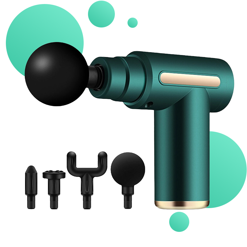 pistolet de massage booster gris