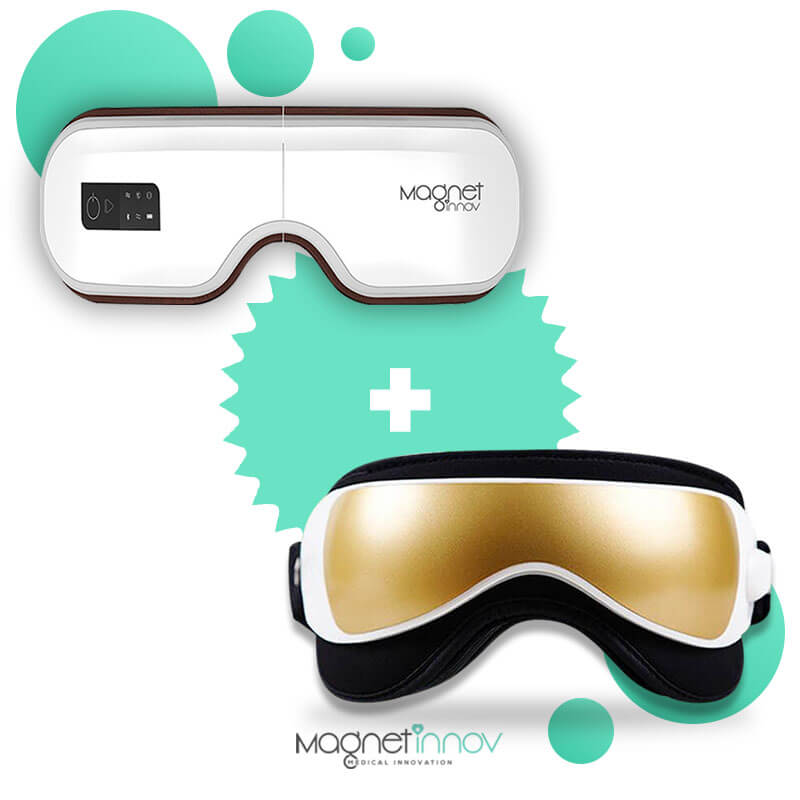 Pack : 1 Masseur Oculaire 2.0 + 1 Masseur Oculaire Doré 