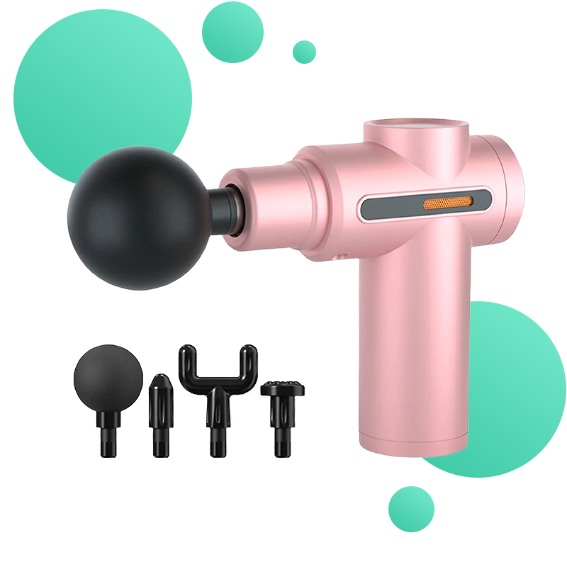 Pistol de masaj cu percuție