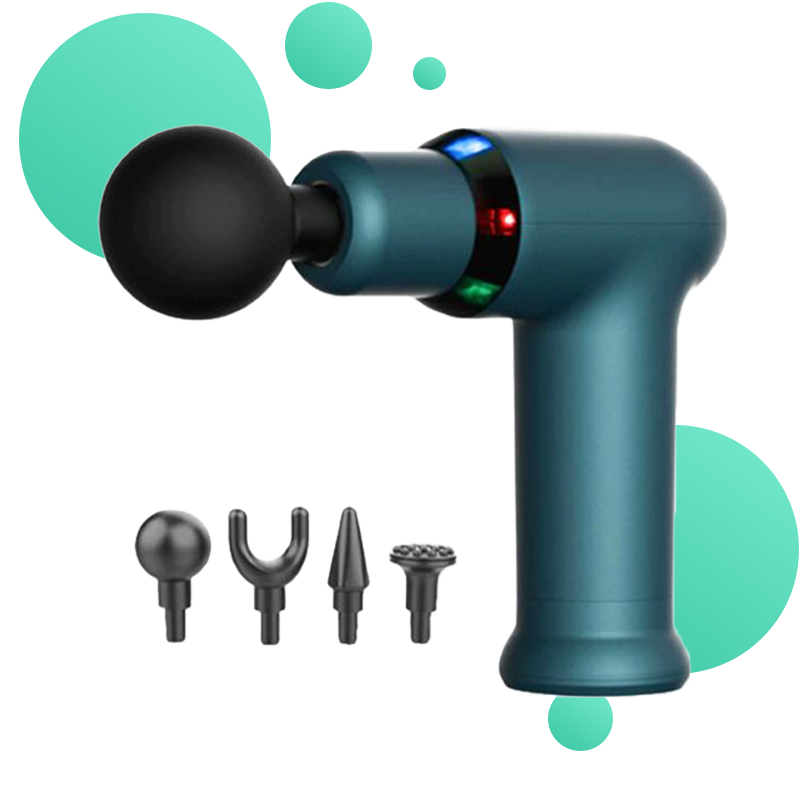 Pistol de masaj încălzit cu vibrații