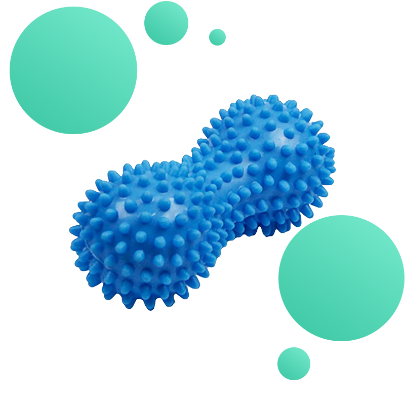 balle de massage double vert