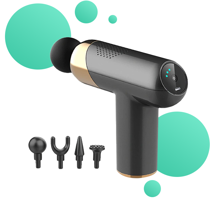 pistolet de massage courbatures vert