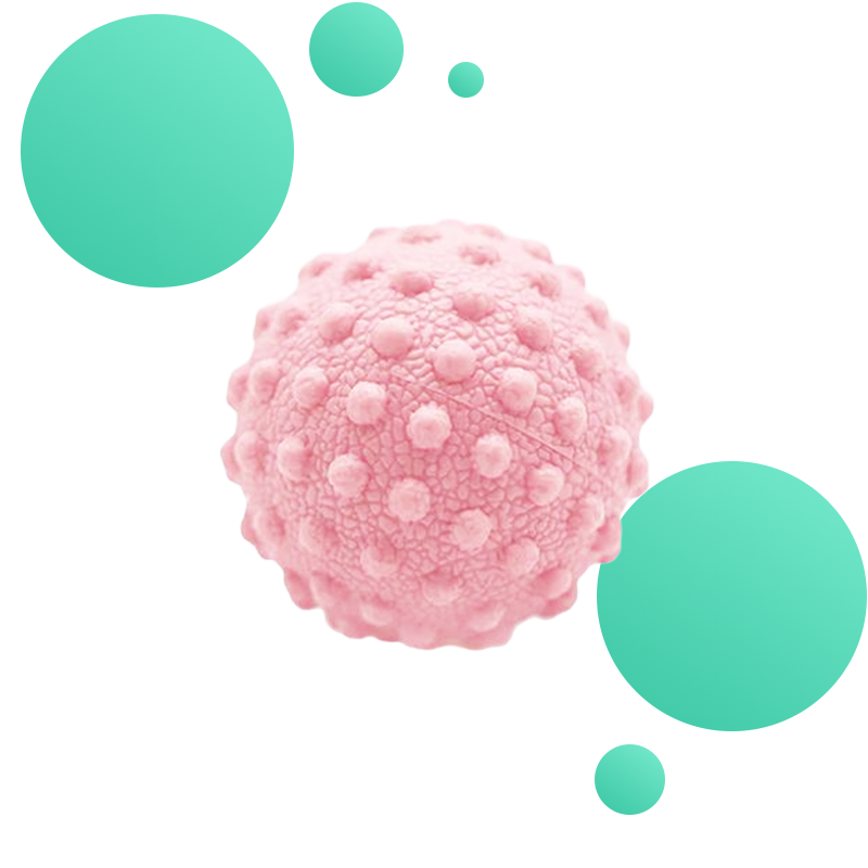 Relaxation massage ball with spikes