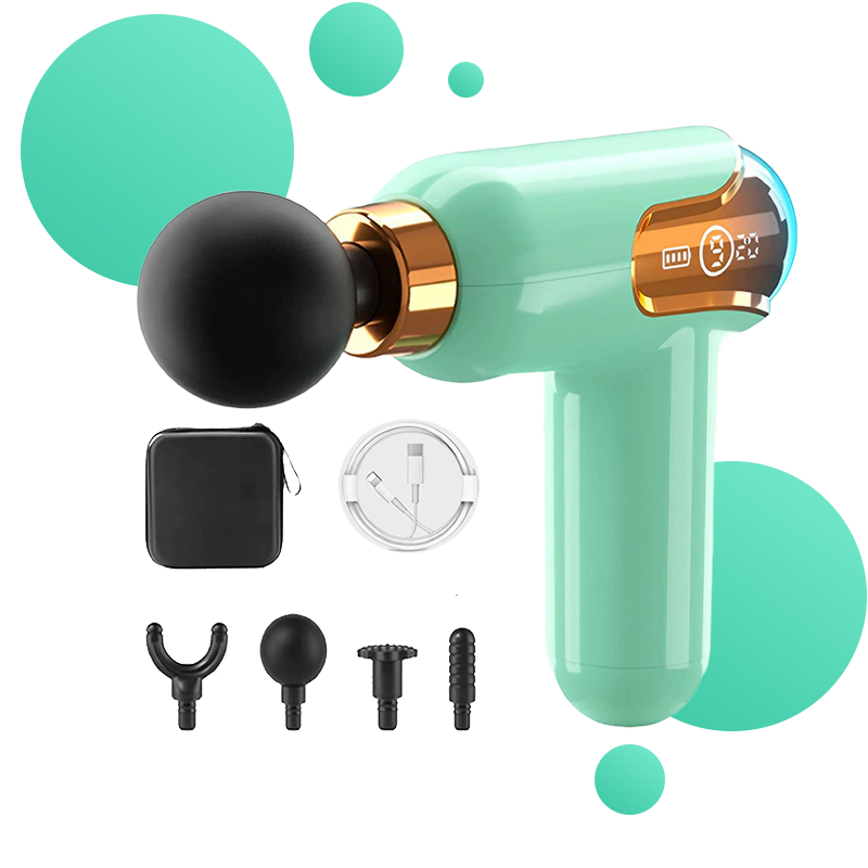 Pistol de masaj pentru tendon LCD