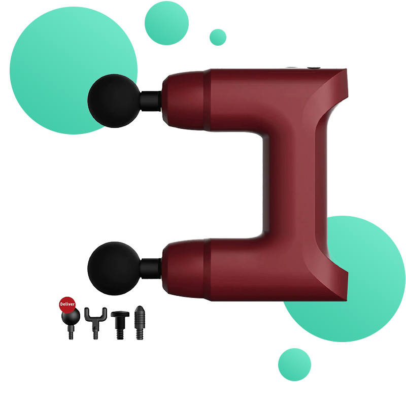 pistolet de massage cellulite noir