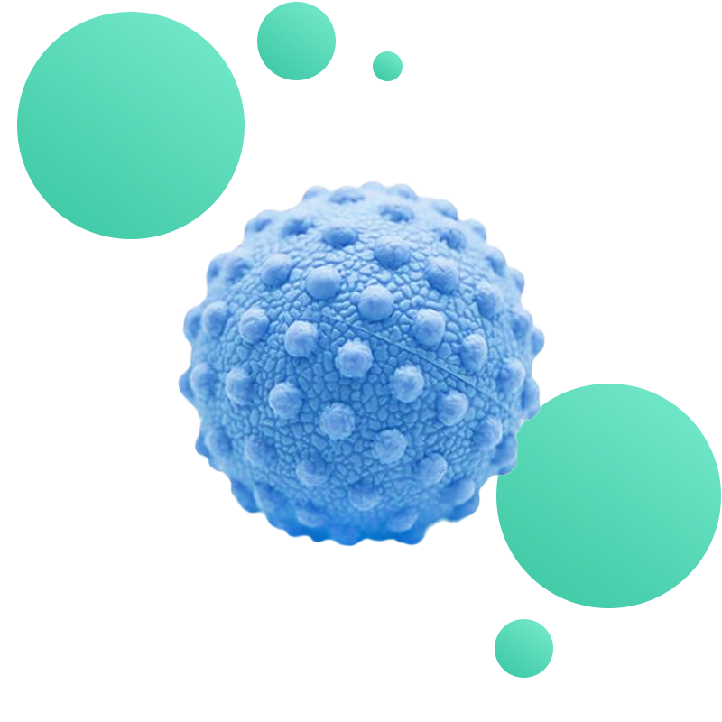 Relaxation massage ball with spikes