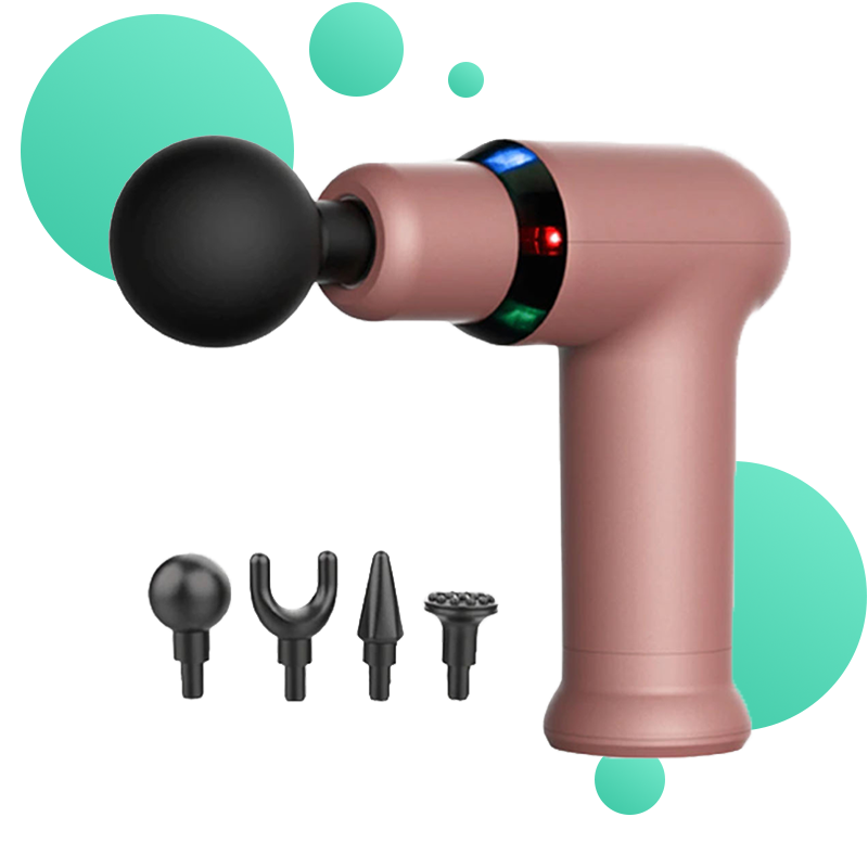 Pistol de masaj încălzit cu vibrații